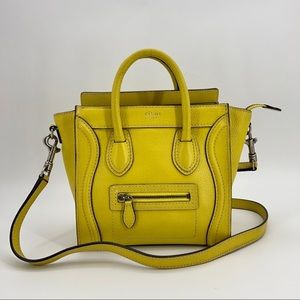 Celine Nano Luggage with Long Strap bag